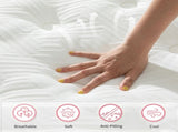 QUEEN 12 Inch Hybrid Mattress Individual Pocket Spring Memory Foam Cool Knitted Cover CertiPUR-US W3017P306944