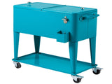 80QT Pink Patio Rolling Cooler 97092765