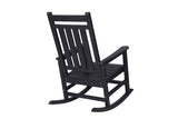 Oversized Rocking Chair with Wood-Texture, Outdoor Rocking Chair for Adults, All Weather Resistant W2103P277201
