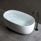 47'' Independent solid surface resin stone bathtub, a modern designed independent bathtub with W2753P191219