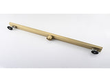 30 Inch Linear Shower Drain with Removable Square Patterned Grate, 304 Stainless Steel with Hair 55303724