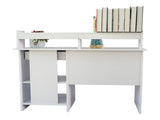 General Style Modern E1 15MM Chipboard Computer Desk White 03867551