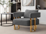 TS Modern decorative chair, living room side chair with gold metal legs, no wheels, suitable for 98693889
