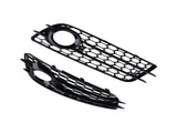 Front Bumper Fog Lamp Grille Cover fit for Audi S4 Base 3.0L Supercharged 2008-2012 95453085
