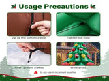 12FT Inflatable Christmas Tree with Gifts & Candy Canes, 6 LED Lights, 190D Polyester, US Plug 44147408