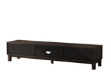 Modern Mid-Century Media Console with 4 Drawers and Cable Management, TV Console Table for TVs up to W757P305596