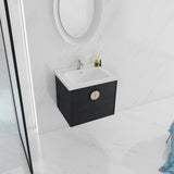 24 Inch Soft Close Doors Bathroom Vanity With Sink, For Small Bathroom, W999111975