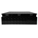 39 Inch Aluminum Utility Trailer Tongue Tool Box 5 Bar Tread Trailer Tongue Box Waterproof Under W1239125504