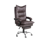 ZNTS Contemporary Office Chair Upholstered 1pc Comfort Adjustable Chair Relax Office Chair Work Brown B011P214982