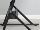 black adjustable tempered glass drafting printing table with chair 43921214