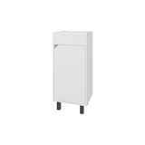 FM FURNITURE Quartzsite Bathroom Vanity with Integrated Sink, White B128P293881