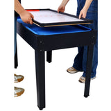 ZNTS 5-in-1 Multi-Game Table - Billiards, Push Hockey, Foosball, Ping Pong, and Basketball black/blue 86399614