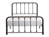 Classic Twin Platform Bed Dark Bronze Finish Metal Frame Bedroom Furniture 1pc B011P263750