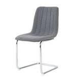 Modern simple light luxury dining Dark Grey chair home bedroom stool back student desk chair metal W210119216