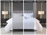King/Cal King 100% Cotton Sateen Embroidered Comforter Set B035129280