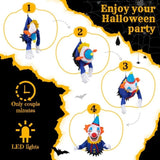 3.3 FT Halloween Inflatable Clown Broke Out from Window Outdoor Decorations, Scary Blow up Decor 88225003