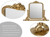 Ornate Tilting Gold Tabletop Mirror 36266996