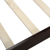 Wood Platform Bed Twin Bed Frame Mattress Foundation Sleigh Bed with Headboard/Footboard/Wood Slat WF192439AAP