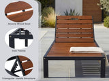 Outdoor Chaise Lounges Pool Lounge Chairs Outdoor Daybed Recliner with Adjustable Backrest for N719P383161D