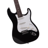 ZNTS Rosewood Fingerboard Electric Guitar Black w/ White 97563355