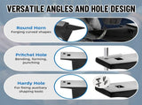Single Horn Anvil, 110Lbs/50kg Cast Steel Anvil, High Hardness Rugged Round Horn Anvil Blacksmith, W3213P453363