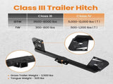 Trailer Tow Hitch Bar Hook Assembly 2in Receiver For Tesla Model Y 2020-2024 02518719
