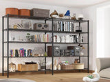 5-layer double row, freely adjustable layer spacing, with adjustable feet, display stand, iron, 62691632