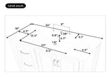 36 inch Bathroom Vanity with Sink, One Cabinet with Soft-closing Doors, 4 Soft-Closing Drawers, N759P292552B