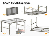 3FT Portable Picnic Table Adjustable Height 73821574