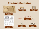 3D Wooden Puzzle Tree House With Light Handmade Crafts Assembly Model Kits Creative Decoration 67588677