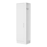 Nampa Storage Cabinet, Single Door, Broom Hangers ,White B128P148760