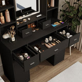 Newly designed smart mirror table with drawers and storage cabinet, table with W1320P147407