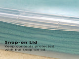 28 Qt Plastic Underbed Storage Bins, Clear, 4 Count Pack 00977595