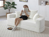 Convertible sofa couch bed,multi-functional,circular bed,adjustable Futon sofa ,No Assembly W2677P388979