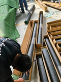3ft x 32ft Premium Artificial Turf Mat with Drainage Holes. Thick Fake Grass with Rubber Backing, W3280P296543