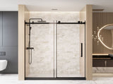 Frameless Single sliding shower door 48 