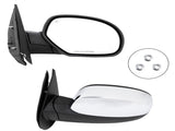 Power Mirrors Set fits Cadillac Chevy GMC SUV Pickup Pair Heated Chrome Covers 95949730