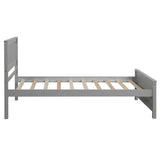 Wood Platform Bed Twin size Platform Bed, Gray 53425771