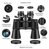 8-24x Binoculars with 50mm Objective Lens, Multi-Layer Coated Aspherical Lenses, High-Grade BAK-4 63333087