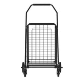 Shopping Cart with Shelf,Grocery Cart on Wheels, Foldable Utility Shopping Carts with Double Basket 85345165