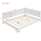 Full Size Wood Daybed/Sofa Bed, White WF297690AAK