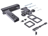 Adjustable Trailer Hitch Fits 2.5" Receiver 6-Inch Drop/Rise 2" & 2-5/16" Ball 22000 LBS GTW with 72415064