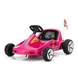 12V Kids Ride On Go Kart, Electric 4-Wheeler Car with Remote Control, Cushioned Seat, LED Lights, W2181P201029