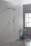 Shower System, Wall Mounted Shower Faucet Set for Bathroom with High Pressure 10" Stainless Steel 94526751