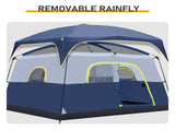 6 Person Outdoor Camping Tent, Waterproof Windproof Easy Setup, Double Layer Family Camping Tent 29758602