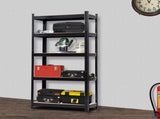 5 Tier Heavy Duty Metal Shelving Rack Unit Garage Storage Shelf Black UK 12865320