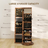 Floor standing jewelry cabinet with LED lights 91690239