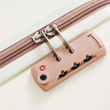 Luggage Set of 3, Airline Certified Carry-on Luggage with Cup Holder, ABS Hard Shell Luggage with N726P296016R