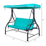 ZNTS 3-Seat Swing Chairs ,Convertible Swing Hammock Bed 65845240