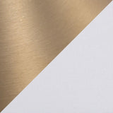 Ashland 27" Contemporary Metal Table Lamp in Gold Metal with White Linen Shade from Grandview B202P224082